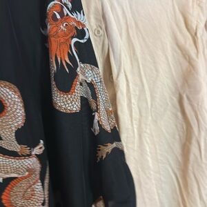 Bundle Dragon Corset Top And Deconstructed Button Up Bundle